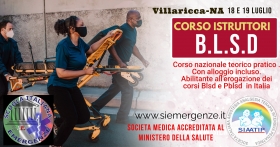 CORSO BLSD ISTRUTTORI 18 e 19 Luglio 2025 - Scuola Italiana Emergenze